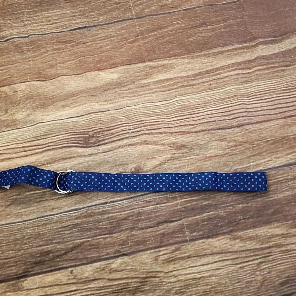 Lands End Women's reversible fabric belt size M